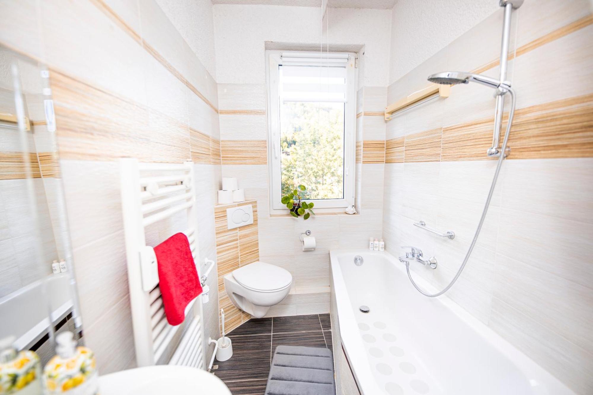 Modernes 2-Zimmer-Apartment Mit Balkon Und Netflix Jena Dış mekan fotoğraf